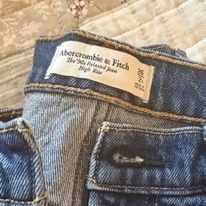 Abercrombie & Fitch High Rise Blue Jeans